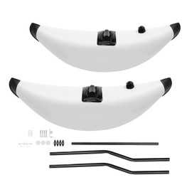 JAYGOVAN 1 Set Kayak Outrigger Stabilizer Portable PVC Higher Stability Kayak Outrigger Kit with Sidekick Arms Rod Inflatable Kayak Stabilizer,Easy to Install for Fishing, Photography, Paddling