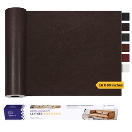 Besezx Leather Repair Patch Tape Kit, Self Adhesive Leather Repair for Furniture, Couch, Sofa, Car Seats,Office Chair,Vinyl Repair Kit.60inx16in