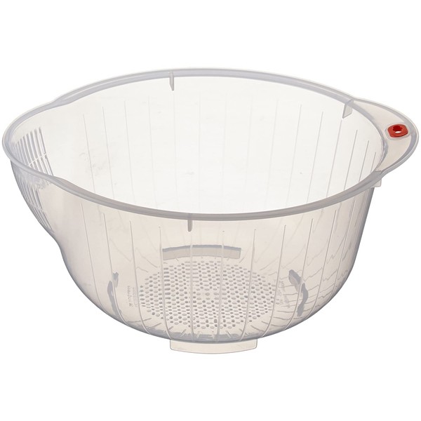 Inomata Inomata Plastic Japanese Rice Washing Bowl with Side and