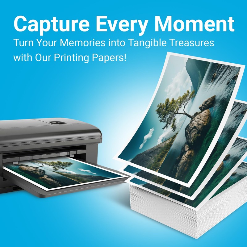 Papercutz Inkjet Printer Photo Paper, 300 GSM, Double Side Matt