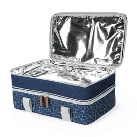 Arctic Zone Expandable Insulated Food Carrier, Navy