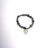 Faith Based Stretchy Beaded Bracelet with Cross Charm