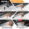 1/4" x 50ft Synthetic Winch Rope Kit with Protective Sleeve+Winch