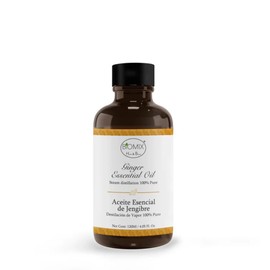 Aceite Esencial de Jengibre 100% Puro, Grado Cosmético, Alimenticio y Terapéutico 120 Ml
