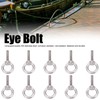 10Pcs Eye Bolt 304 Stainless Steel Lifting Round Ring Screw