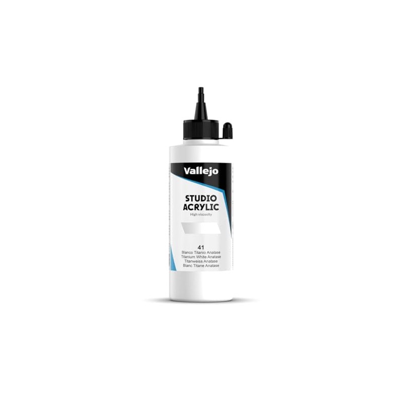 Vallejo Acrylic Studio 22041 Titanium White Anatase (200ml)