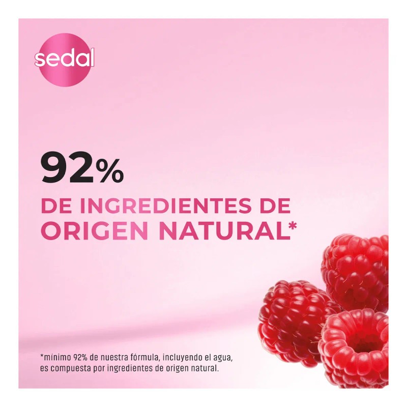 Sedal Recarga Natural Hidratacin Anti-Nudos 620mL shampoo para cabello maltratado