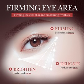 Snail Moisturizing 2 Stück Natürliche Anti-Falten-Augencreme, Strafft & Glättet Falten | Intensiv Feuchtigkeit 24h | Für Dunkle Augenringe & Tränensäcke,Augenpflege Mit Bio-Schneckensekret & Kollagen