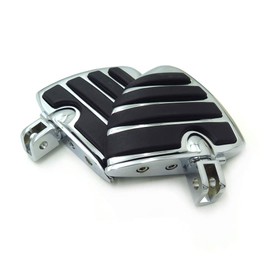 SMT- MT312-G+PA007 -Wing Mini Floorboard Compatible With 2001-2015 Honda GL1800 & F6B Models (Front) [B07QX95DQ2]