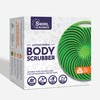 Swirl Scrubber: Antimicrobial Silicone Body Scrubber - Green - Shower