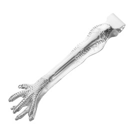 LABRIMP Stainless Steel Kitchen Tongs Claw Shape Food Gripping Tongs for Ice Balls Sugar Cubes and Meats Portable BBQ and Grilling Utensils for Versatile Cooking