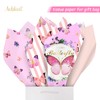 Aobkiat 24 Sheets Butterfly Wrapping Tissue Paper for Girls Women,20