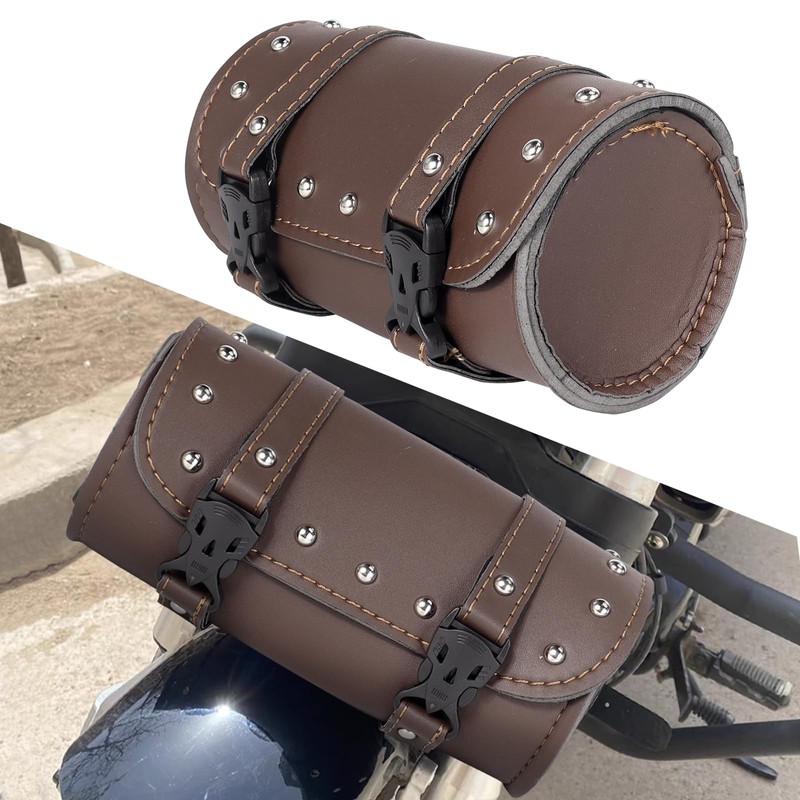 GUDITEM Motorcycle Cruiser Tool Bag Fork Front Fork Bag Waterproof