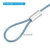 PATIKIL 3.3Ft Safety Cable Lock, 3 Pack Stainless Steel 1.5mm
