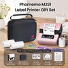 Phomemo M221 Label Printer Set, Thermal Bluetooth Label Printer, Labelling