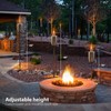 Matney Stainless Steel Outdoor Torches - Decorative Garden & Yard