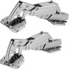 TamBee 175 Degree Hinges Frameless Cabinet Doors Hinges 48mm Concealed
