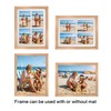 5x7 Collage Picture Frame,Fits 4 5x7 Photos,Engineered Wood-Natural Oak