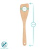 Argon Tableware Wooden Spatula - 30cm - Pack of 6