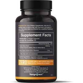 Natgrown Organic Maca Root Powder Capsules 1500 mg with Black + Red + Yellow Peruvian Maca Root Extract Supplement for Men and Women - Vegan Pills