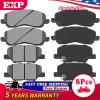 EXPPOWER Front+Rear Ceramic Disc Brake Pads Set For Mitsubishi Outlander