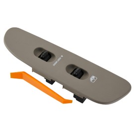 ZAPOSTS Passengers Side Power Window Switch Fits for 2002-2010 Dodge Ram 1500 2500 3500, 2001-2004 Dodge Dakota,Right Door Lock Glass Button Switch.OEM 56007695AB.Taupe Panel