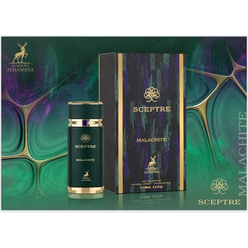 Maison Alhambra Sceptre Malachite for Unisex Eau de Parfum Spray,