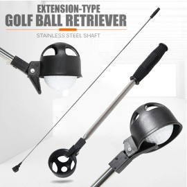 Toolzia Telescopic Stainless Steel Golf Ball Retriever