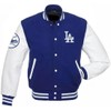 A-star plus Los ange les dodgers bule and white letterman