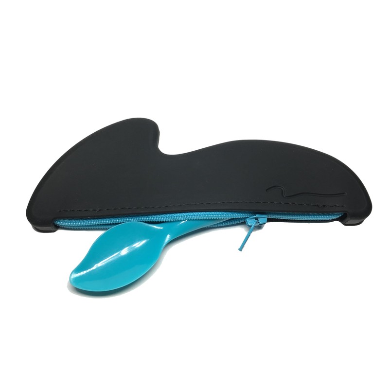 Ricardo Ramírez Cuchara de plástico para enchinar pestañas (Azul)