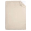 COMFORTNIGHTS, Flame Retardant Bed Linen Single Fitted Sheet (Cream), certified