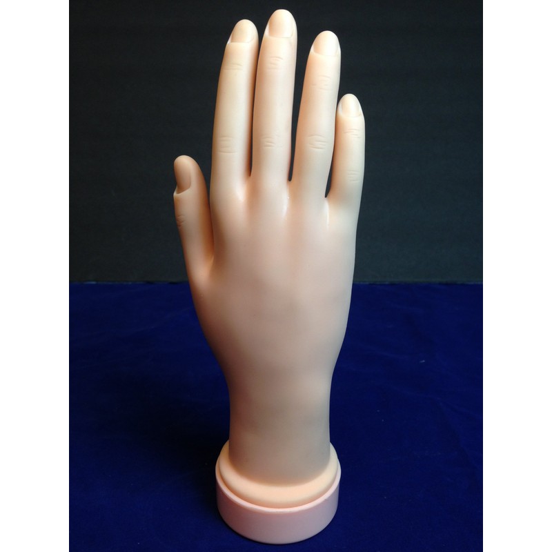 Beauticom® Practice Flexible Manicure Mannequin Hand Display with Soft Hand
