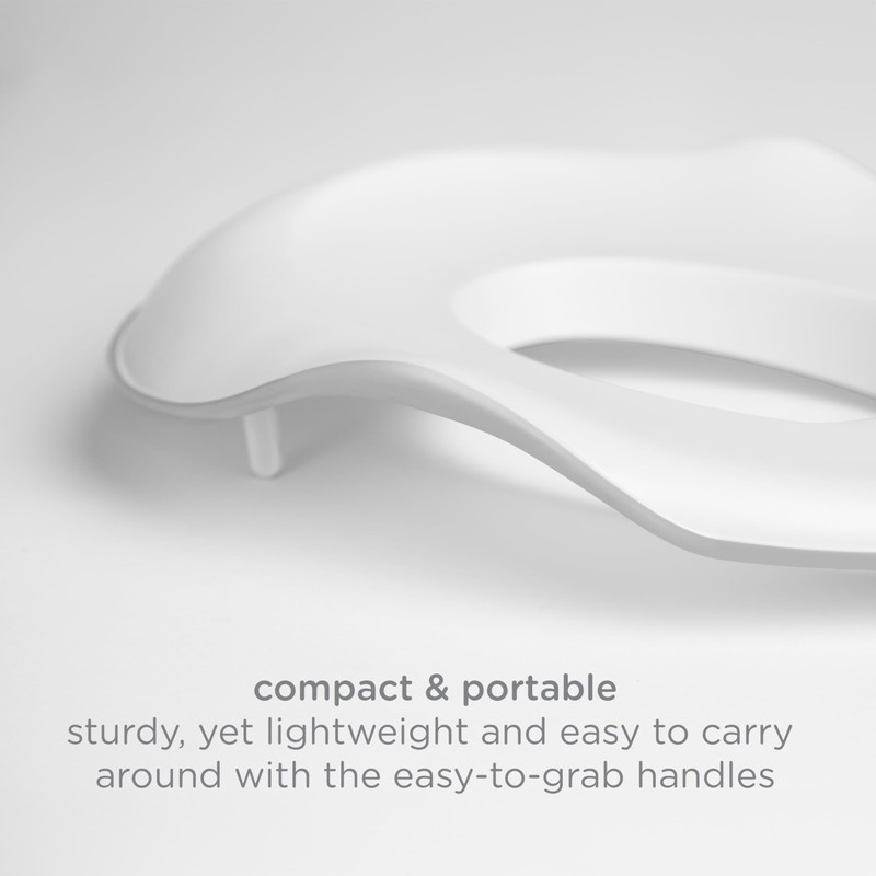 Ubbi Adjustable Toilet Trainer for Toddlers in Potty Training with