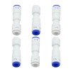 Zreneyfex 6Pcs 1/4" Push to Connect Check Valve Set, Push