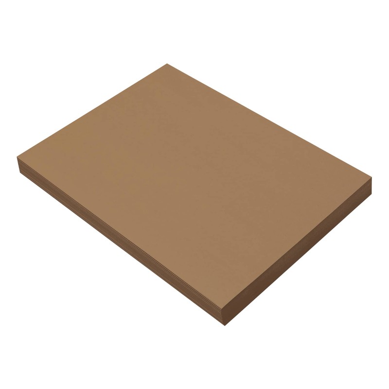 Prang (Formerly SunWorks) Construction Paper, Brown, 9" x 12", 100