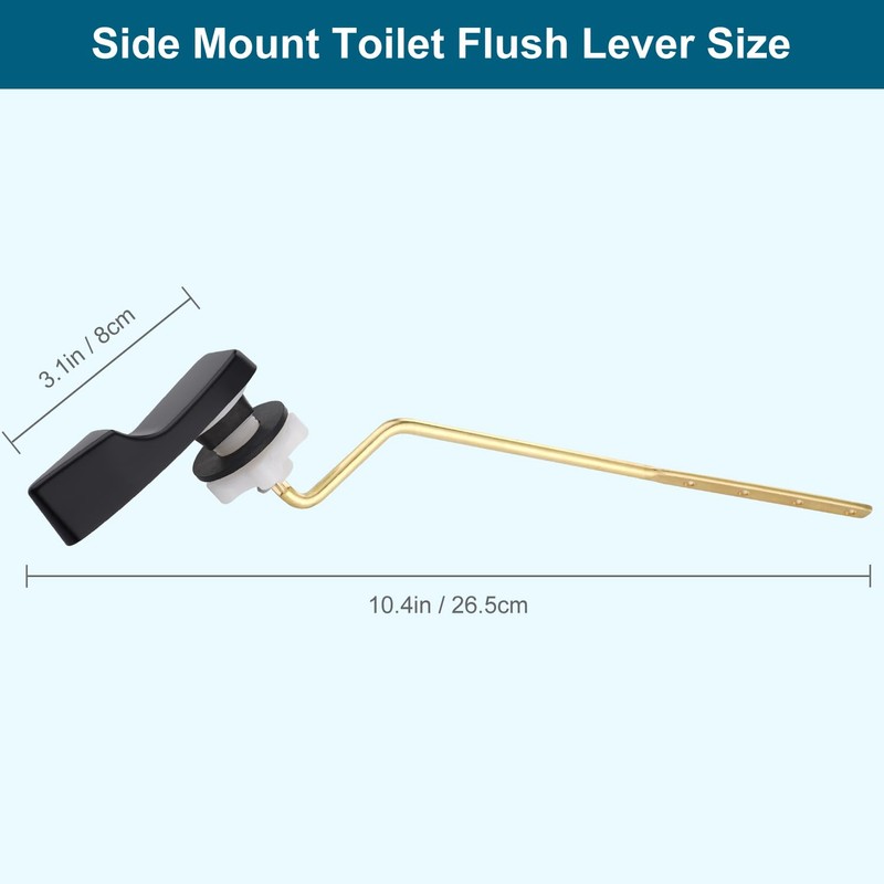 Hygie Rinse Universal Toilet Trip Lever Compatible with American Standard/Mansfield