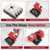 HiLKCO Circuit Breaker Lockout Device, 4 Pack 480/600V Clamp-On Universal