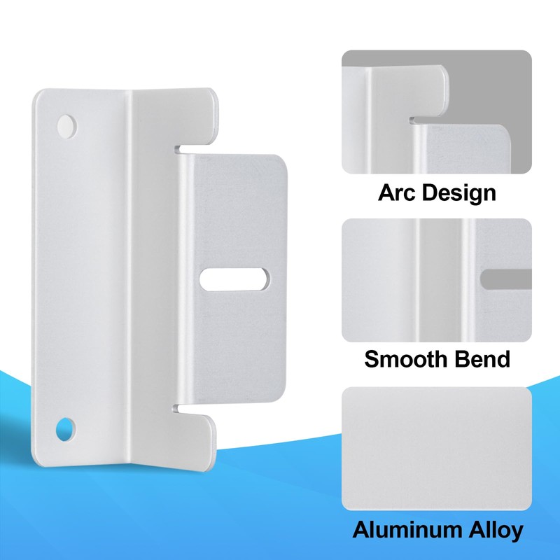ECO-WORTHY 16 Units Solar Panel Mounting Brackets,Z Bracket Sets Lightweight