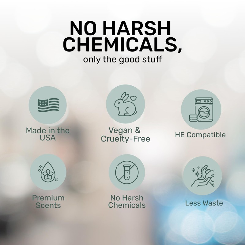 FREY Laundry Care Bundle: Concentrated Detergent & Fabric Softener, Cedar