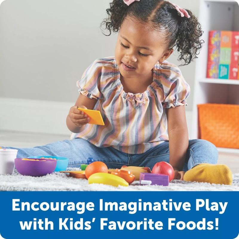 Learning Resources 20 Piece Pretend Play Food Set for Toddlers
