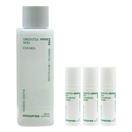 Innisfree 이니스프리 그린티 스킨 포맨+(그린티 세럼15mlx3개 증정) Innisfree Green Tea Skin for Men + (Free Gift: Green Tea Serum 15ml x 3)