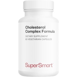 Cholesterol Complex Formula – Rotschimmelreis ohne Monacolin (ohne Statin) – Nahrungsergänzungsmittel mit Rotschimmelreis, Artischocke & Policosanolen – 60 Kapseln – SuperSmart