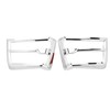 2Pcs Motorcycle Front Speaker Grille Accent Cover Trim Replacement for