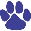 StickerTalk Paw Print Vinyl Sticker, 5 inches by 4.5 inches