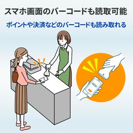 IO Data BR-CCD/TS2K USB Connection, CCD Type, Barcode Reader, Barcode Scanner, Auto Sensor, Black, Japanese Manufacturer