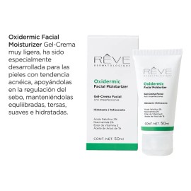 Reve Oxidermic Gel Crema Hidratante Anti Imperfecciones Tipo de piel Todo tipo de piel