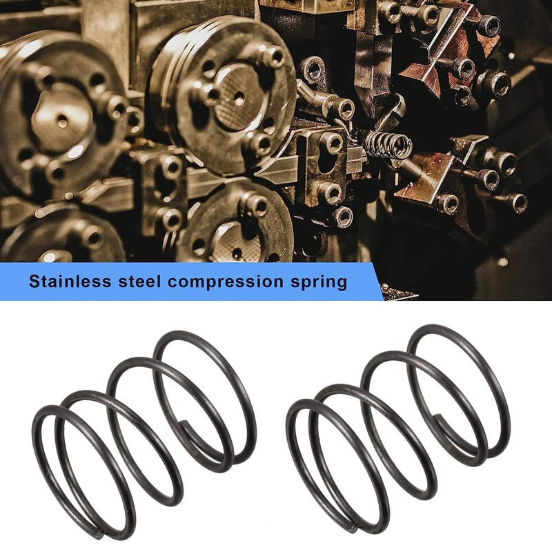 TA-VIGOR 10Pcs Extended Compressed Spring, 1.2mm Wire Dia, 16mm OD,