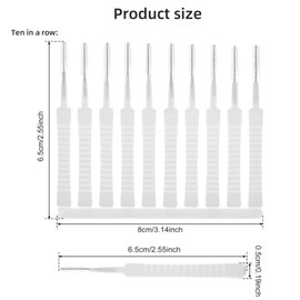 Lovgrin Cepillo de Limpieza para Cabezal de Ducha, 30 pcs Shower Head Cleaning Brush Tool, Cepillo de Limpieza Antiobstrucción con Orificio para Hueco y Ducha con Antideslizante de Cerdas de Nailon