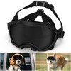 Middle Dog Goggles UV Protection, Dog Sunglasses Transparent Lens, Windproof