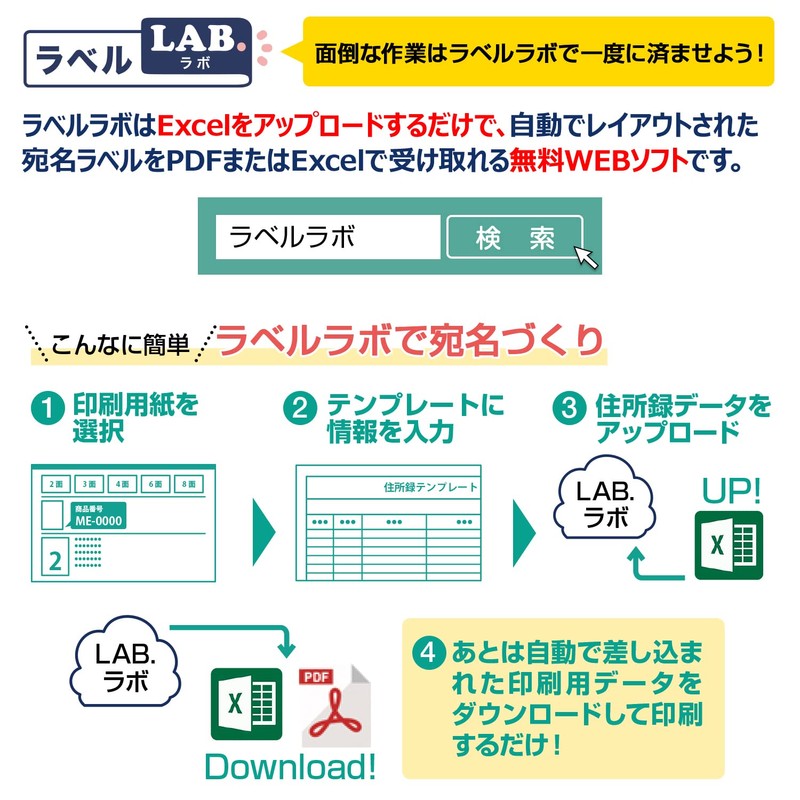 プラス ラベル いつものラベル FSC認証紙 44面 100枚 ME-514T 48-649